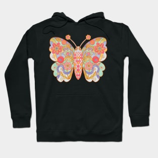 Groovy Hippie Butterfly Hoodie